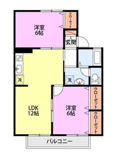サプライム新和 A【2階】の間取り