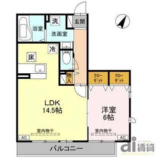 埼玉県ふじみ野市うれし野1【アパート】の間取り