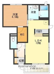 グランメール昭島I【1階】の間取り