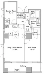 コンフォリア東池袋WEST【11階】の間取り