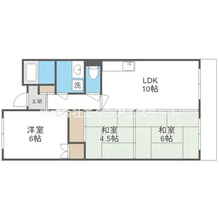 フローレンス吉田【2階】の間取り