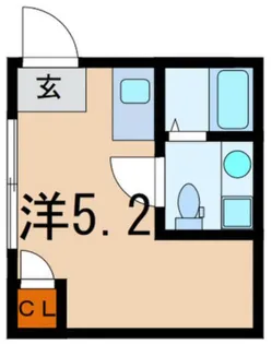 ミモザヒルズ本駒込【1階】の間取り