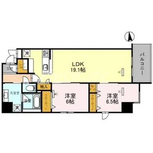 リアライズ天満橋【3階】の間取り