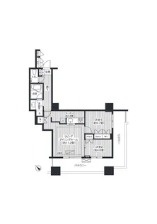 エアライズタワー【6階】の間取り