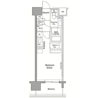 東京都目黒区下目黒3【マンション】の間取り