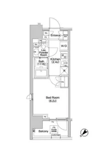 コンフォリア品川EAST【8階】の間取り