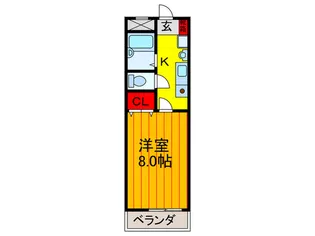 オパール今堀【3階】の間取り
