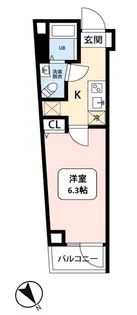 ヒルズ麦田町【7階】の間取り