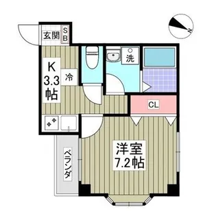 ITOハイツ【3階】の間取り