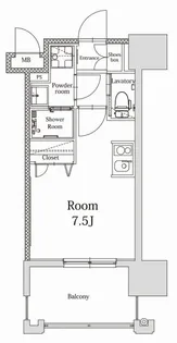 エンクレストALIVE白金【3階】の間取り