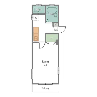 カーザスペランツァ【1階】の間取り