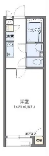 クレイノリジーナ【1階】の間取り