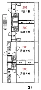 UKコーポ【2階】の間取り