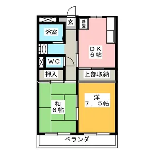 ルミエール打中【1階】の間取り