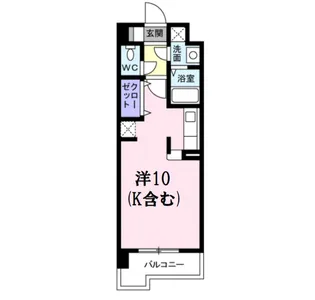 エスポワール 若草【5階】の間取り