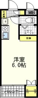 S-StudioWest (エススタジオウエスト)【1階】の間取り