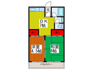 ビューシャルム松本【3階】の間取り
