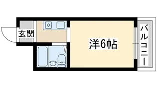 淡路エンビィハイツ【1階】の間取り