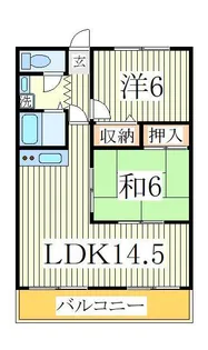 エクセレント富士見台【3階】の間取り