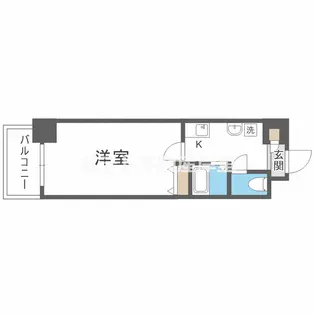プロシード長居公園通【10階】の間取り