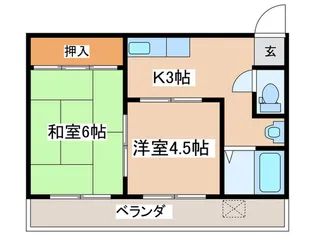 コ-ポ泉【3階】の間取り