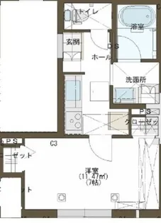 Central243【1階】の間取り