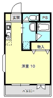 クレスト寿町【3階】の間取り