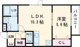 Lien Fort Wakakusa(リアンフォールワカクサ)【3階】の間取り