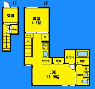 ダ・ボンベッキオ【2階】の間取り