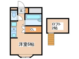 シティコートII【1階】の間取り