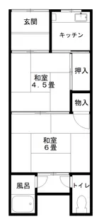 岸田文化【1階】の間取り