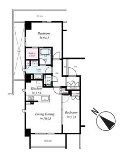 プレミスト文京千石【3階】の間取り