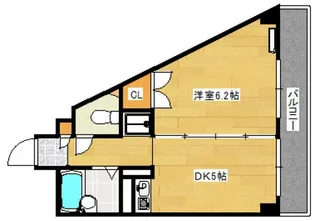 今村エステートマンションII【4階】の間取り