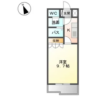 シェルル・レジデンス【2階】の間取り