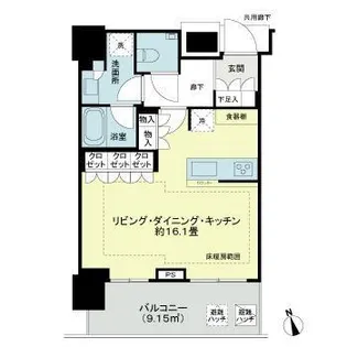ブランズ渋谷桜丘【19階】の間取り