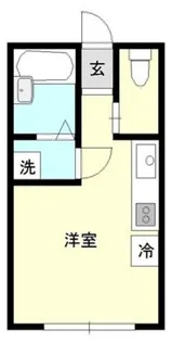 TSミキハイツII【1階】の間取り