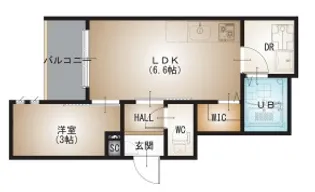 REGALEST-S 古市1【3階】の間取り