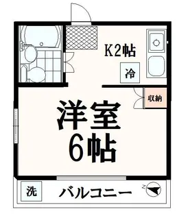 神尾ハイツ【2階】の間取り