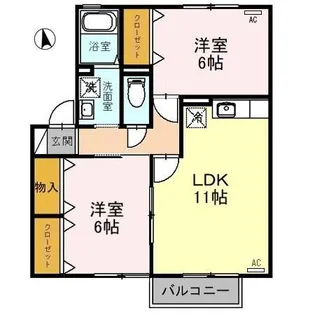 Bonvillage【2階】の間取り