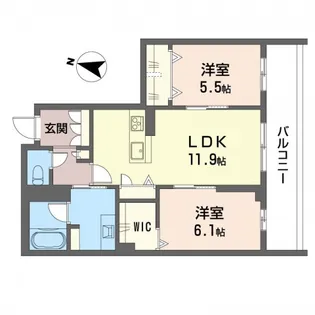 グレイス【1階】の間取り