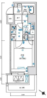LEXE横濱関内【3階】の間取り