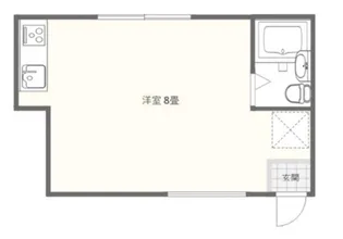 ハウスようこう【1階】の間取り