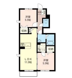 Sundys House South【1階】の間取り