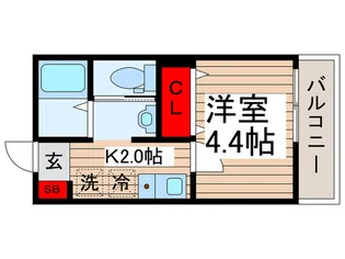 MELLAS新秋津【3階】の間取り