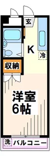 ローズマリービル【2階】の間取り