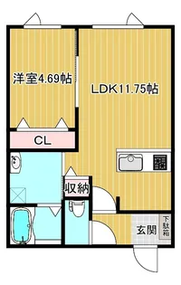 ノアール【1階】の間取り