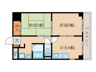 ラ・セ-ヌ桂【3階】の間取り