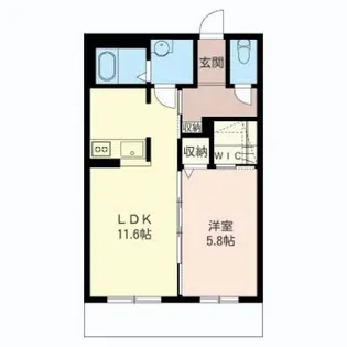 Laule’a Court【1階】の間取り