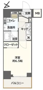 スパシエイラーレ横浜【5階】の間取り
