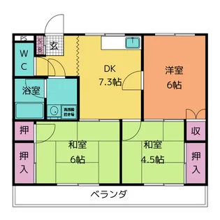 ドリームハイツ【3階】の間取り